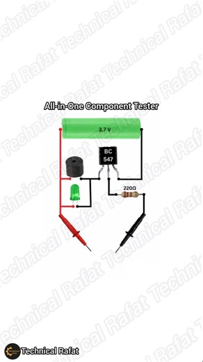 All Electronics Component Tester with Buzzer