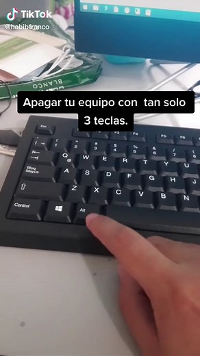 Apagar tu equipo con 3 teclas en #Windows10 #Windows #informatica📱💻🖱 #ofimática #informaticabasica #sistemas #0324MYTest