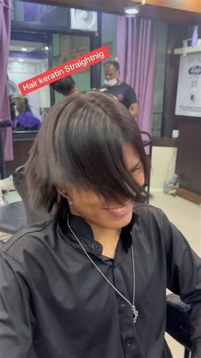 2.2K views · 434 reactions | after hair keratin Straighting #if #you #want #please #visit #our #thebest #location #khichapokhari #mahalaxmi #complex 2 #floor #ktm #thebestparlourfan殺 #thebestparlournewroadktmnepal #fypシ゚viral☆♡曆myvideo | The Best Beauty & Handsome Parlour Khichapokhari | Facebook