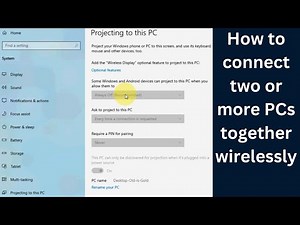 How to Wirelessly connect two or more PC together || How to connect two laptops together wirelessly