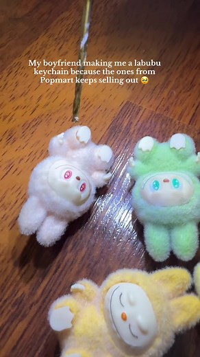 Labubu Keychain Making: Pop Mart Figures DIY Tutorial