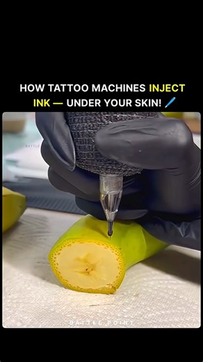 How Tattoo Machines Inject Ink Under YourSkin! 🖊️⚡
