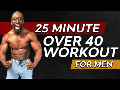 25 Minute Over 40 HIIT Workout for Men (Gain Muscle and Burn Fat)
