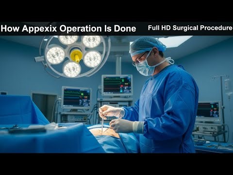 How Appendix Operation Is Done | Full HD Surgical Procedure