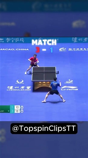 Ma Long's Unforgettable Comeback Against Lin Gaoyuan #tabletennis #pingpong #skills