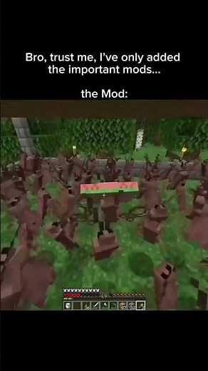 He can’t be serious for one second in Minecraft 😭