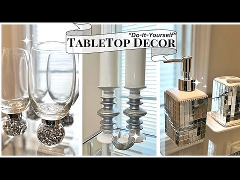 DOLLAR TREE DIYs || EASY TableTop Decor You Can Make THIS Weekend || Simple & Elegant
