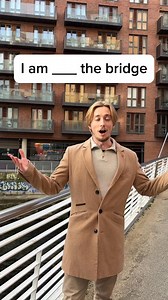 107K views · 3.8K reactions | On or At the bridge? #learnenglish #english #englishonline #englishteacher #learningenglish | Ash British English | Facebook