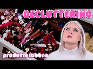 MEGA DECLUTTERING 2024 ep. 4: prodotti labbra 💄