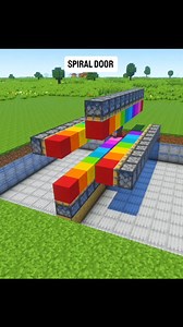 18K views · 3.1K reactions | Spiral door minecraft #minecraft #minecraftpc #minecrafthouse #minecraftbuild #trendingreels #trending #viralreels #reels | Gravitoz7 | Facebook