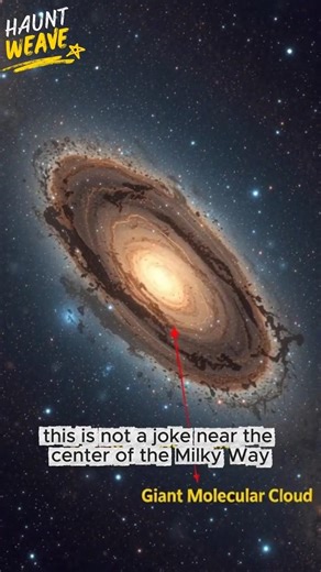 The Galaxy’s Hidden Alcohol Cloud💀 #timeexploration #usa #universe #space #iran #astrophys #ytshorts