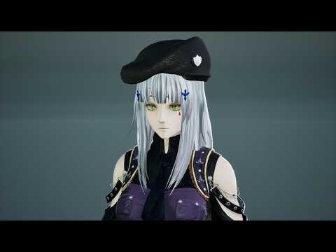 HK416 from Girls' Frontline in Code Vein's 2 Character Creation