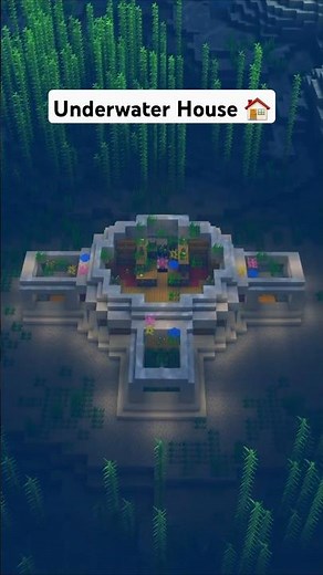 Minecraft Underwater House 🏠 #minecraft