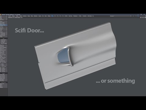 LightWave Model - Scifi Door