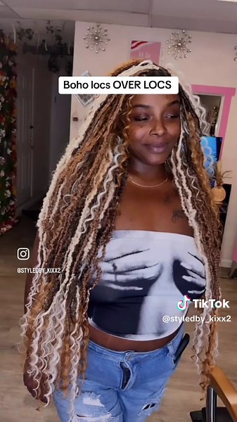 When you add boho locs OVER natural locs 🤩🔥🔥🔥 Yall better stop playing with me 💪🏾🤗😜😜 BOOK NOW Kixx Hair Excellence Located on the Main Street Of Union City Blvd 📍 Can Also be found on Yelp ✔️ Book Your Appointment today ladies Don’t wait last minute 🙌🏾 Offering services .Natural hair .Braids .Weave Installments .Tape-in extensions .I-Tips .Lashes .Waxing & more 💗 Come & Visit Us 🥂💗 Wi-Fi Restroom Food & entertainment Open Monday - Saturday 9am - 8pm Call , text or DM for booking .