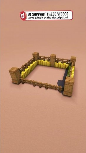 How to Build a Square Animal Pen in Minecraft