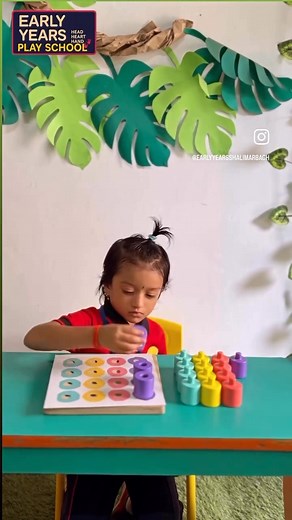 Colourful minds at work! Our little learners explored a fun colour sorting activity, sharpening their observation, concentration and fine motor skills-learning made joyful and bright! #shalimarbagh #earlyyearsshalimarbagh #ColourSorting #EarlyYearsShalimarBagh #HandsOnLearning #PreschoolDelhi #JoyfulLearning #FineMotorSkills #EarlyChildhoodEducation #LittleLearners #SortingFun #CreativeClassroom | Early Years , Shalimar Bagh