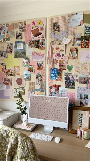making a vision board for my office 🌀🌷💫!! #visionboard