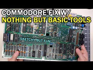 You don't always need fancy tools to fix a broken 8-bit computer