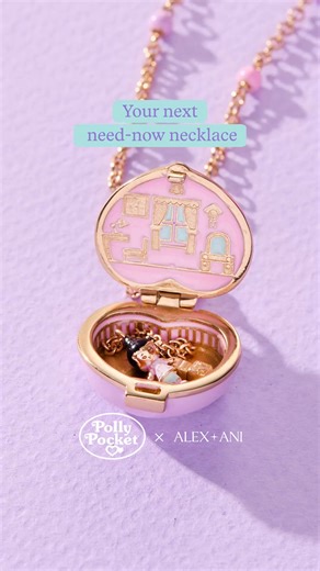 648K views · 2.1K reactions | Tiny surprises. Big nostalgia. Polly Pocket™ x Alex and Ani brings her world to life with collectible jewelry you can play with. Shop the limited-edition drop now! | ALEX AND ANI | Facebook
