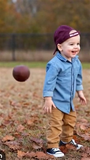 Future QB Loading... 🔥🏈👶#shorts #caton #cutebaby