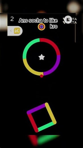 dekhne mai easy hai krne mai ans. 15 apna answer comment kro mukhkil#crazygames ‪@ColorSwitch‬