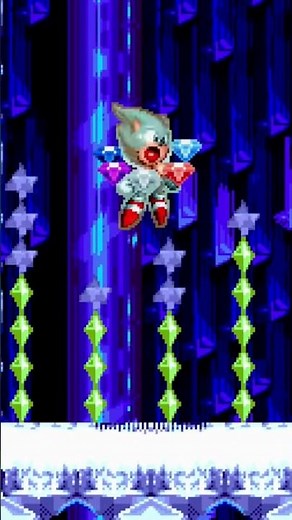 Sonic Super Form Chaos Emeralds Animation