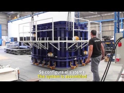 Box culvert dry cast production by Moldtech MT20 system