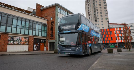 Coventry and Warwickshire bus timetable changes for Christmas and New Year