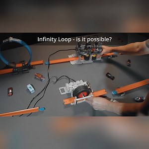 12K views · 105 reactions | Hot Wheels Infinite Loop with LEGO Booster #LEGOtechnic #engineering #satisfying #stem #experiment #hotwheels | Dr. Engine | Facebook