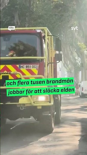 Stora bränder i Europa #lillaaktuellt #bränder #Europa