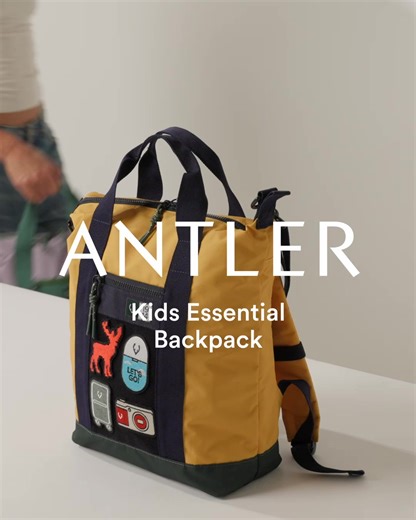 Antler’s first kids backpack brings together playful design and practical details – made for little explorers, built with Antler’s signature quality. | Antler