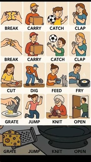 Action Words #learnenglish #englishgrammar #vocabulary #words