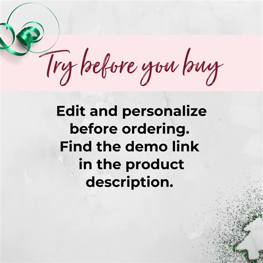 A4 Family Newsletter Template - Year in Review Letter With Photos (CORJL, Christmas Florals) - Etsy UK