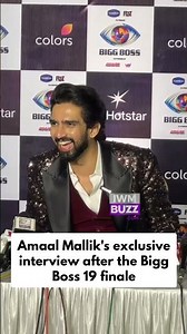 Amaal Mallik opens up in an exclusive interview after the Bigg Boss 19 finale