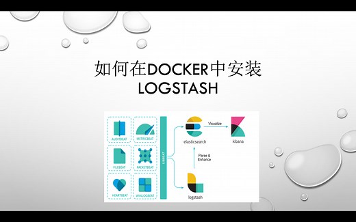 如何在docker中安装logstash 并配置使用(此方法不安装elasticsearch)