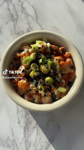 Spicy Shrimp Sushi Bowl Recipe