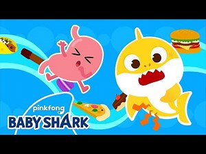 Stomach Growl | Science Songs for Kids | Baby Shark Official