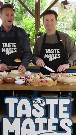 Just a couple of FUN-GUY's cooking up risotto on Taste Mates 🍽️🔥 #antanddec #shorts #funny
