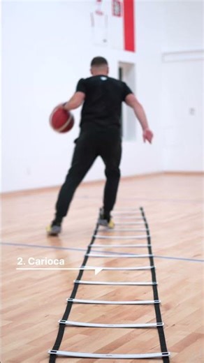 Check out these 3 ladder drills for ELITE FOOTWORK 📝📝📝 #coachpbball #treningkoszykowki #footwork
