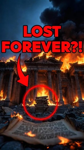 The Night the Library of Alexandria Burned 🔥📚 #shorts #educationalvideo