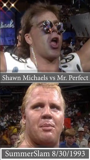 Mr. Perfect vs Shawn Michaels SummerSlam #wwe #shorts