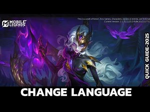 How to Change Language in Mobile Legends Bang Bang (2025 Tutorial)?