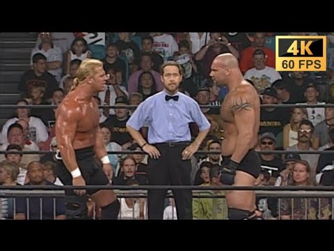 WATCH IN 4K 60FPS: Goldberg vs. Curt Hennig | WCW Monday Nitro 1998