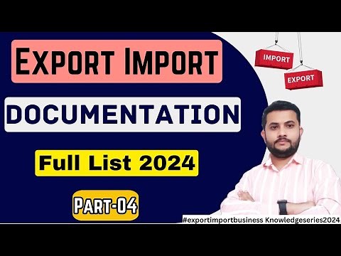 Documentation For Export Import Business 2024 || Export import Documentation 2024 #export #import