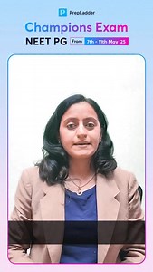 1K views · 65 reactions | The Champions Exam is your final shot to test your NEET PG prep before the big day. Register now before you miss it! Link in Bio  . . #championsexam #neetpg2025 #prepladder #finalprep #medical #medicalstudent #medicalpreparation #futuredoctor | PrepLadder Medical | Facebook