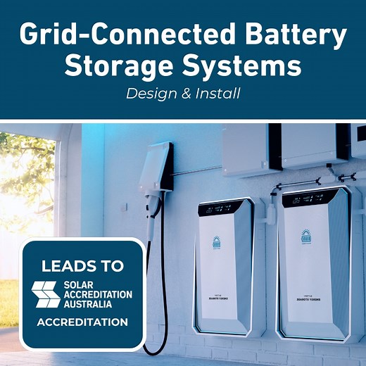 Grid- Connected Batteries Design & Install Course | GSES