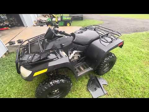 ATV throttle hard stuck sticking fix and how to diagnose arctic cat Polaris Honda Suzuki utv