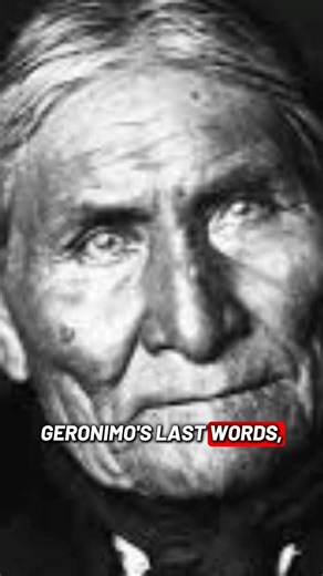 Geronimo’s Chilling Last Words. #history #Geronimo