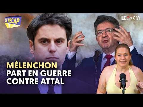 INCENDIES : POURQUOI MÉLENCHON ATTAQUE ATTAL SUR LE SCANDALE DES CANADAIRS